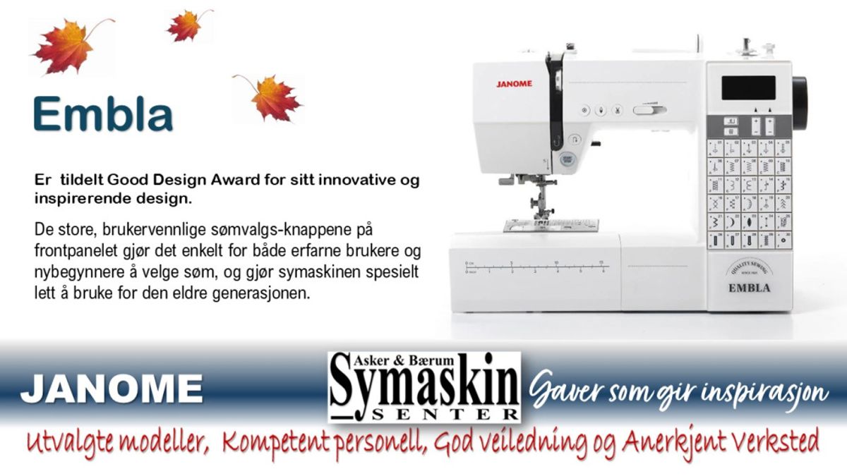Janome Embla maskin 